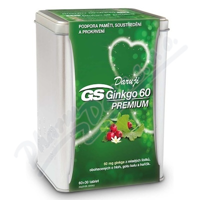 GS Ginkgo 60 Premium tbl. 60+30 prezent 2019