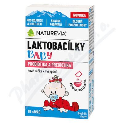 Swiss NatureVia Laktobacílky baby 10 saszetek