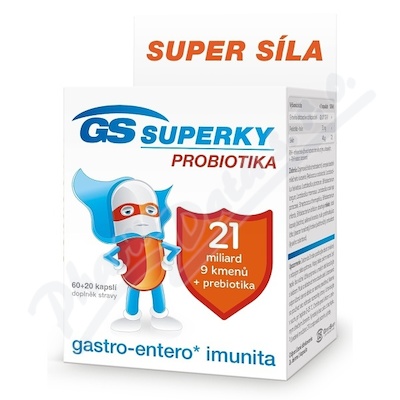 GS Superky probiotyk cps.60+20 ČR/SK