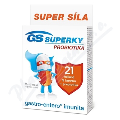GS Superky probiotyk cps.30+10 ČR/SK