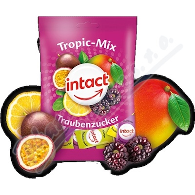 Intact cukier winogronowy TROPIC MIX pastyl. 100g