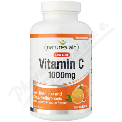 Witamina C 1000 mg (z bioflawonoidami 100 mg) tbl. 180