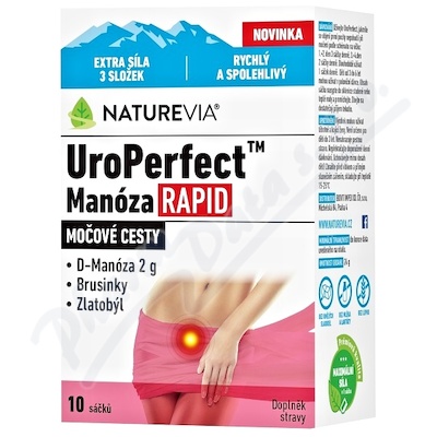 Swiss NatureVia UroPerfect Mannoza Rapid 10 saszetek