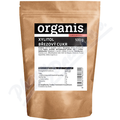 Organis Xylitol - cukier brzozowy 500 g