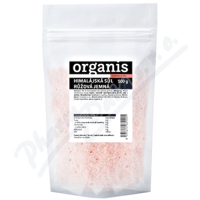Organis Sól himalajska różowa delikatna 500 g