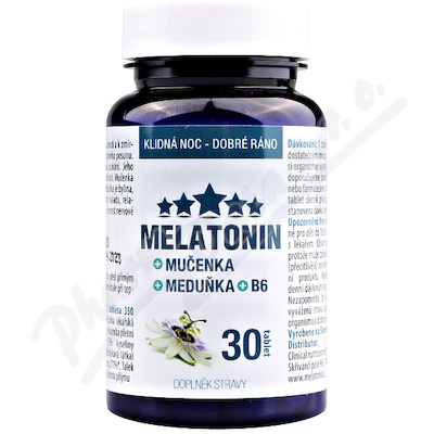 Melatonin Męczennica Melisa B6 tbl.30 Clinical