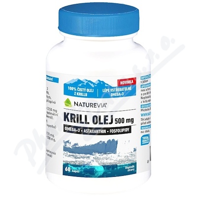 Swiss NatureVia Krill olej 500mg cps.60