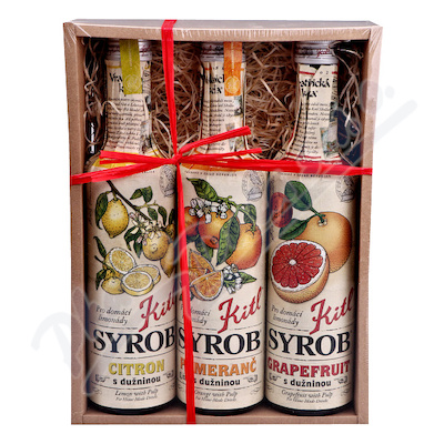 Kitl Syrop Cytrusy (Gejpfrut+Cytryna+Pomarańcza) 3x500 ml