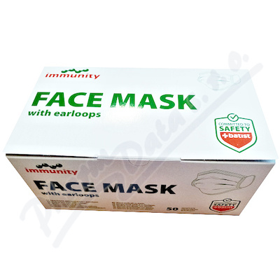 FACE MASK zdravotnická maska s gumičkami 50ks