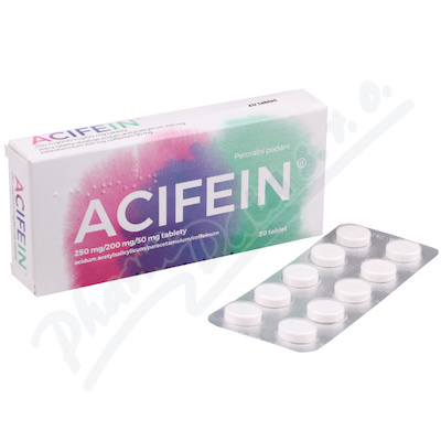 Acifein 250mg/200mg/50mg tbl.nob.20