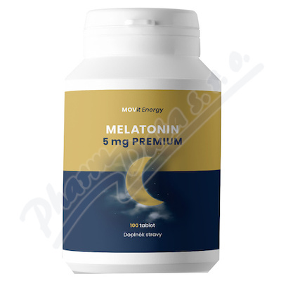 Melatonin Premium 5 mg tbl.100 MOVit