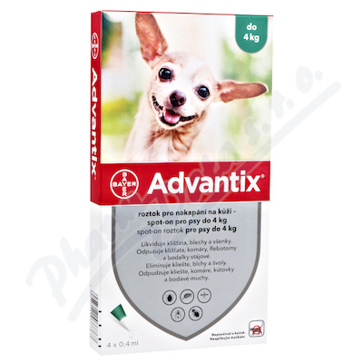 Advantix pro psy do 4kg spot-on a.u.v.4x0.4ml