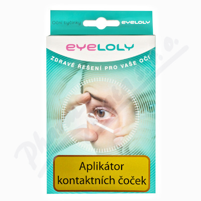 Eyeloly oční tyčinky k aplikaci kontakt.čoček 15ks