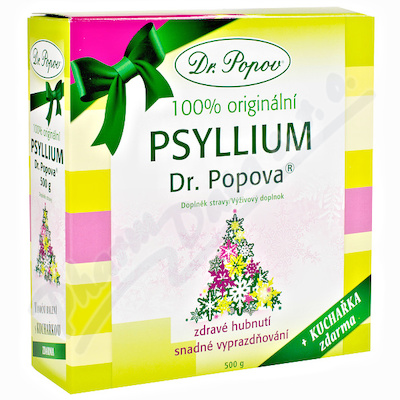 Dr.Popov Psyllium błonnik rozpuszczalny 500g Świąteczny