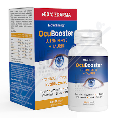 MOVit OcuBooster Lutein Forte + Taurin cps.60+30