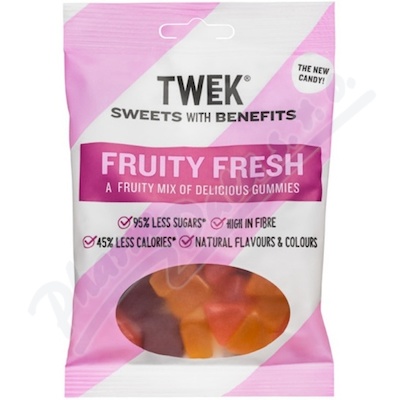 TWEEK Fruity fresh gumové bonbóny 80g