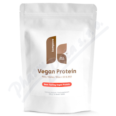 KOMPAVA Vegan Protein čokoláda-skořice 525g