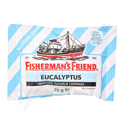 Fishermans Friend cukierki dia eukaliptus/niebieskie 25g