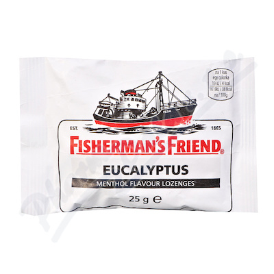 Fishermans Friend cukierki eucalyp-menthol/białe 25g