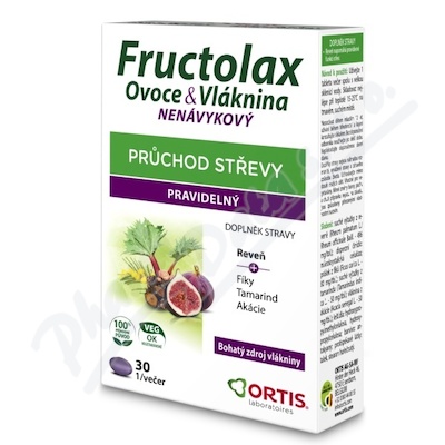 Fructolax Owoce&Błonnik TABLETKI tbl.30