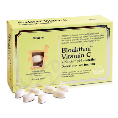 Bioaktywna Witamina C+Kalcium pH neutralne tbl.30