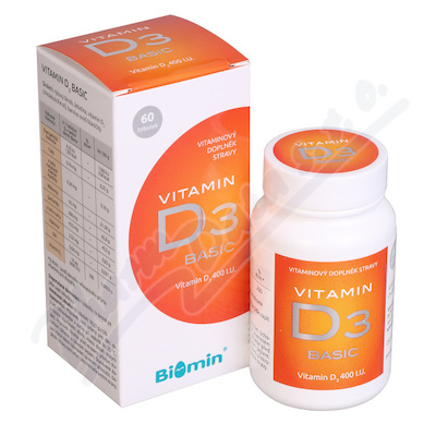 Biomin WITAMINA D3 BASIC 400 I.U. 60 tob.