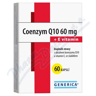 Coenzym Q10 60 mg + E witamina Generica cps.60