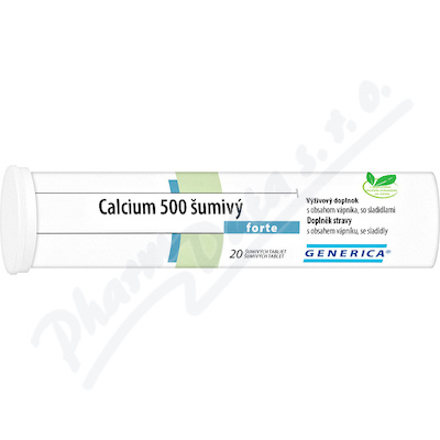 Calcium 500 musujące forte Generica eff.tbl.20