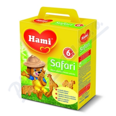 Hami Safari ciastka dla dzieci 180g 6M