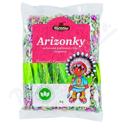 Arizonky 70g Chrupki kukurydziane kolorowe dla dzieci