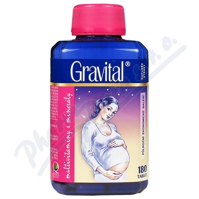 VitaHarmony Gravital tbl.180 dla kobiet w ciąży i karmiących