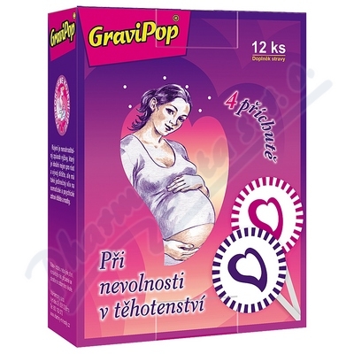 VitaHarmony GraviPop 12szt nudności w ciąży mix
