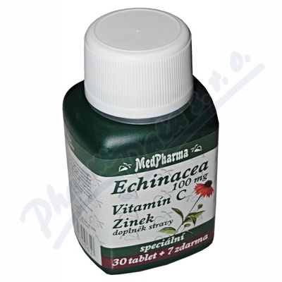 MedPharma Echinacea 100mg+wit.C+Cynk tbl.37