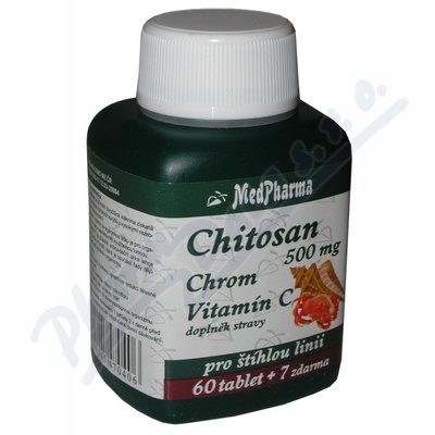 MedPharma Chitosan 500mg+wit.C+chrom tbl.67
