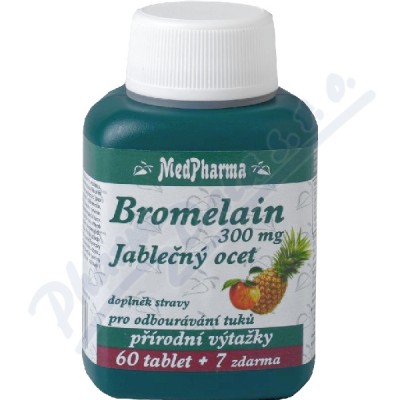 MedPharma Bromelaina+ocet jabł.+lecytyna tbl.67