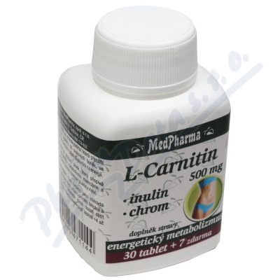 MedPharma L-Carnitin 500mg+Inulin+Chrom tbl.37