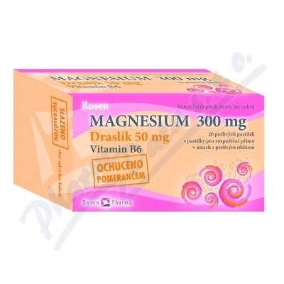 Rosen Magnesium 300mg musujące pastylki do ssania 20szt