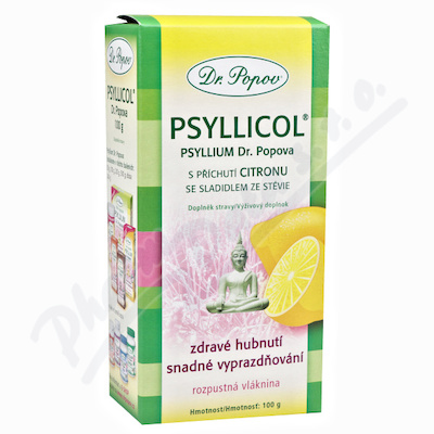 Dr.Popov Psyllicol o smaku cytryny 100g