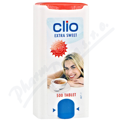 CLIO-Premium tbl.500 niskoenergetyczny słodzik z aspartamem+daw.