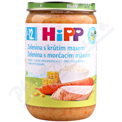 HiPP MENU BIO Warzywa z mięsem z indyka 220g