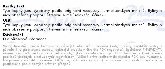Carmol karmalitánské krople ziołowe gtt.1x20ml